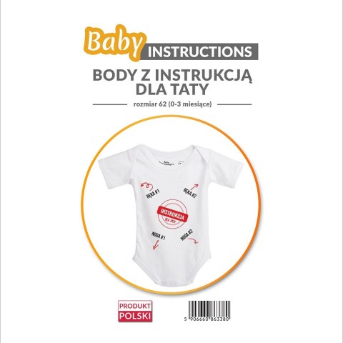 Body chłopięce z instrukcją dla taty Body chłopięce z instrukcją dla taty