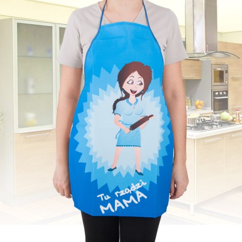 Fartuszek Tu rządzi Mama fartuch kuchenny dla Mamy Froster Fartuszek Tu rządzi Mama fartuch kuchenny dla Mamy Froster