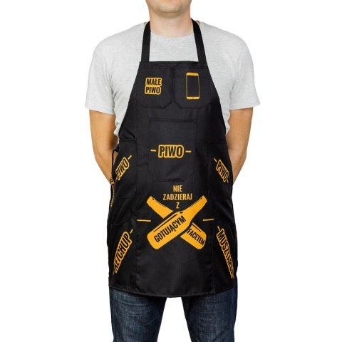 Fartuszek dla gotującego faceta kuchenny męski BBQ Froster Fartuszek dla gotującego faceta kuchenny męski BBQ Froster