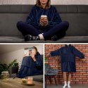 Bluzair Bluza Koc Hoodie Oversize Polska Granatowy Froster