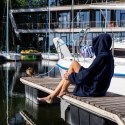 Bluzair Bluza Koc Hoodie Oversize Polska Granatowy Froster