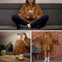 Bluzair SUPER MAMA - Bluza koc - Toffee - prezent na dzień mamy Froster