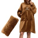 Bluzair SUPER MAMA - Bluza koc - Toffee - prezent na dzień mamy Froster