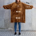 Bluzair SUPER MAMA - Bluza koc - Toffee - prezent na dzień mamy Froster