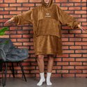 Bluzair SUPER MAMA - Bluza koc - Toffee - prezent na dzień mamy Froster