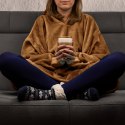 Bluzair SUPER MAMA - Bluza koc - Toffee - prezent na dzień mamy Froster