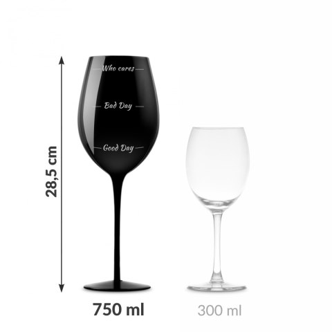 Etui na wino + 2 kieliszki Who cares na Walentynki DiVinto Etui na wino + 2 kieliszki Who cares na Walentynki DiVinto