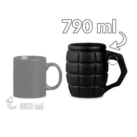 Gigantyczny Kubek Granat Czarny prezent Dzień Ojca Froster Gigantyczny Kubek Granat Czarny prezent Dzień Ojca Froster