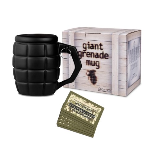 Gigantyczny Kubek Granat Czarny prezent Dzień Ojca Froster Gigantyczny Kubek Granat Czarny prezent Dzień Ojca Froster