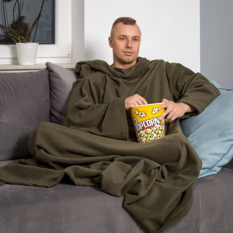 Kocyko - Szlafrok Oliwkowy prezent MĘŻA chłopaka Froster Kocyko - Szlafrok Oliwkowy prezent MĘŻA chłopaka Froster