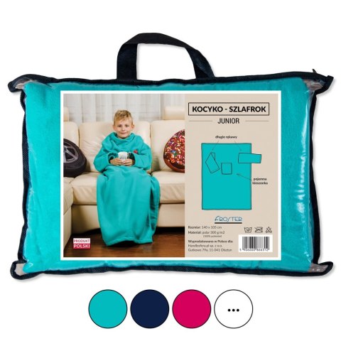 Kocyko - szlafrok Junior Fuksja koc z rękawami Froster Kocyko - szlafrok Junior Fuksja koc z rękawami Froster