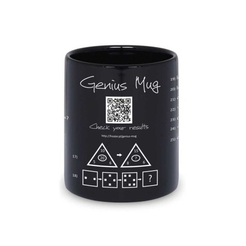 Kubek Geniusza - 34 zagadki logiczne i matematyczne Froster Kubek Geniusza - 34 zagadki logiczne i matematyczne Froster