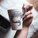 Kubek Mikrofon kubeczek prezent dla MUZYKA nutki Froster