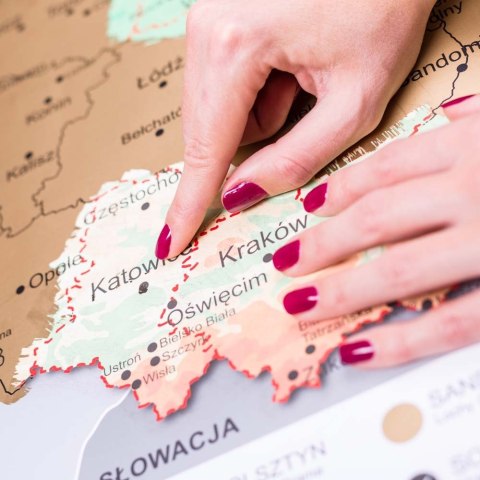 Mapa Odkrywcy Polska zdrapka PODRÓŻNIKA prezent Froster Mapa Odkrywcy Polska zdrapka PODRÓŻNIKA prezent Froster