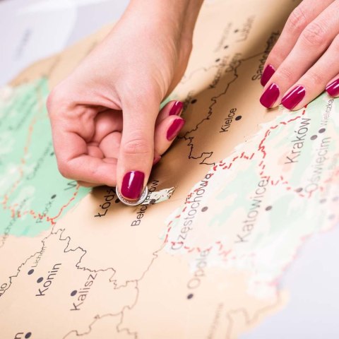 Mapa Odkrywcy Polska zdrapka PODRÓŻNIKA prezent Froster Mapa Odkrywcy Polska zdrapka PODRÓŻNIKA prezent Froster