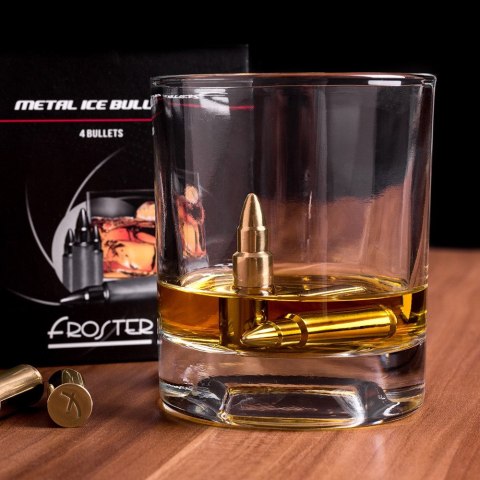 Metalowe Pociski do Drinków - Złote Froster Metalowe Pociski do Drinków - Złote Froster
