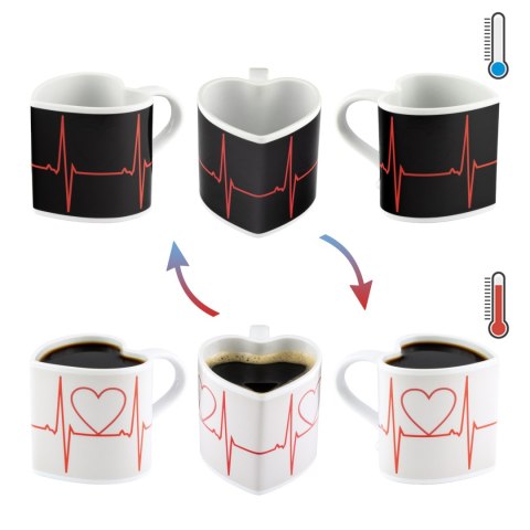 Zaskakujący Magiczny Kubek Deluxe - Moje serce bije dla Ciebie - prezent Froster Zaskakujący Magiczny Kubek Deluxe - Moje serce bije dla Ciebie - prezent Froster