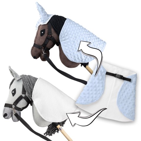 Derka i nauszniki Skippi dla Hobby Horse - błękitny - uniwersalny rozmiar Skippi Derka i nauszniki Skippi dla Hobby Horse - błękitny - uniwersalny rozmiar Skippi