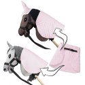 Derka i nauszniki Skippi dla Hobby Horse - różowa - uniwersalny rozmiar Skippi