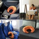 Grzejący Croissant poduszka termofor pestki wiśni Froster