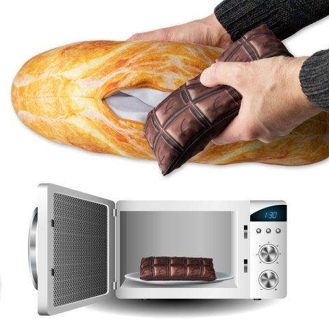 Grzejący Croissant poduszka termofor pestki wiśni Froster Grzejący Croissant poduszka termofor pestki wiśni Froster