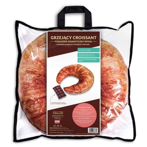 Grzejący Croissant poduszka termofor pestki wiśni Froster Grzejący Croissant poduszka termofor pestki wiśni Froster
