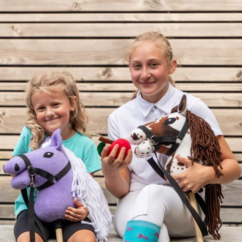 Hobby Horse Skippi A4 tarantowaty - biało brązowy - prezent dzień dziecka Skippi Hobby Horse Skippi A4 tarantowaty - biało brązowy - prezent dzień dziecka Skippi
