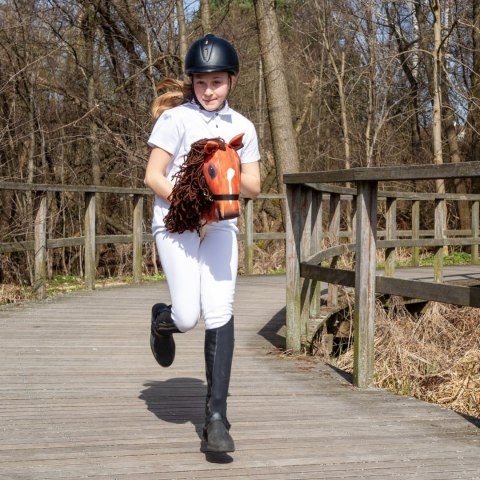 Hobby Horse Skippi bursztyn - koń na patyku kiju dla dziecka - A3 kantar Skippi Hobby Horse Skippi bursztyn - koń na patyku kiju dla dziecka - A3 kantar Skippi