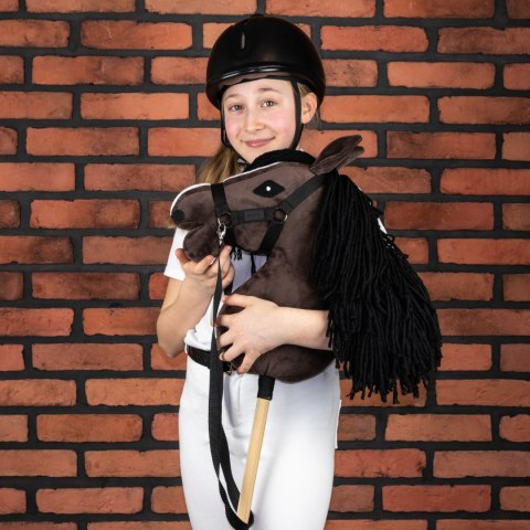 Hobby Horse Skippi gniady - koń na patyku - kiju - dla dziecka - A3 kantar Skippi Hobby Horse Skippi gniady - koń na patyku - kiju - dla dziecka - A3 kantar Skippi