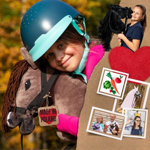 Hobby horse zabawka dla dziewczynki konik kiju A3 Skippi Hobby horse zabawka dla dziewczynki konik kiju A3 Skippi