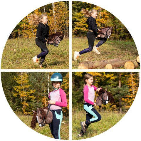 Hobby horse zabawka dla dziewczynki konik kiju A3 Skippi Hobby horse zabawka dla dziewczynki konik kiju A3 Skippi