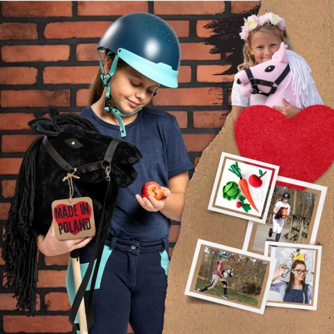Hobby horse zabawka dla dziewczynki konik kiju A3 Skippi Hobby horse zabawka dla dziewczynki konik kiju A3 Skippi