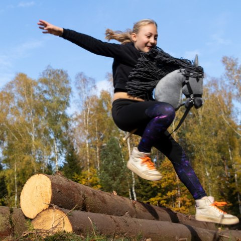 Hobby horse zabawka dla dziewczynki konik kiju A3 Skippi Hobby horse zabawka dla dziewczynki konik kiju A3 Skippi