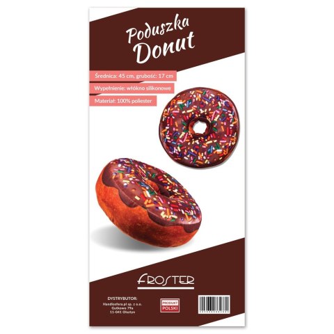 Poduszka Gigantyczny Donut dla Mamy Dzień Matki Froster Poduszka Gigantyczny Donut dla Mamy Dzień Matki Froster