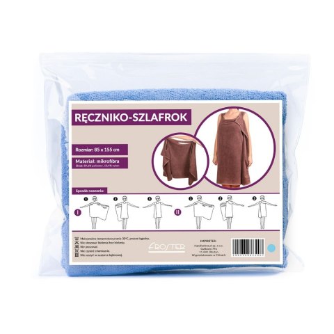 Ręczniko - Szlafrok niebieski dla Mamy Dzień Matki Froster Ręczniko - Szlafrok niebieski dla Mamy Dzień Matki Froster