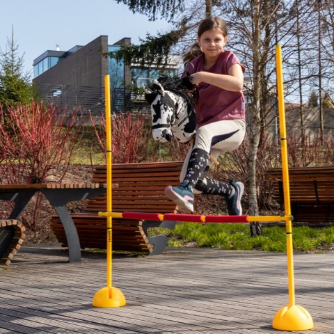Skippi Hobby Horse tarantowaty - biało czarny - prezent na dzień dziecka Skippi Skippi Hobby Horse tarantowaty - biało czarny - prezent na dzień dziecka Skippi