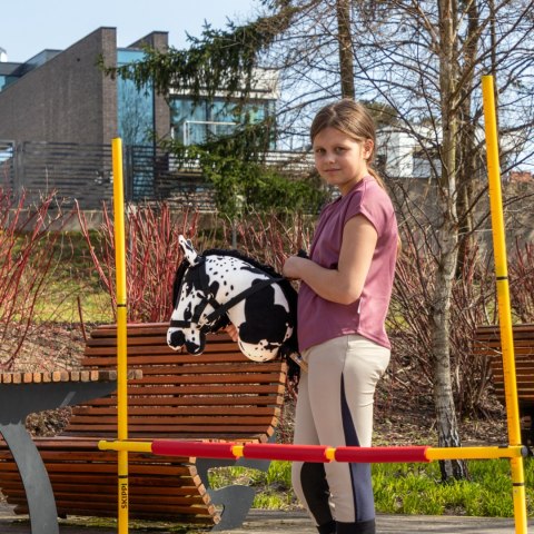 Skippi Hobby Horse tarantowaty - biało czarny - prezent na dzień dziecka Skippi Skippi Hobby Horse tarantowaty - biało czarny - prezent na dzień dziecka Skippi