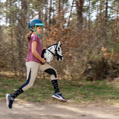 Skippi Hobby Horse tarantowaty - biało czarny - prezent na dzień dziecka Skippi Skippi Hobby Horse tarantowaty - biało czarny - prezent na dzień dziecka Skippi