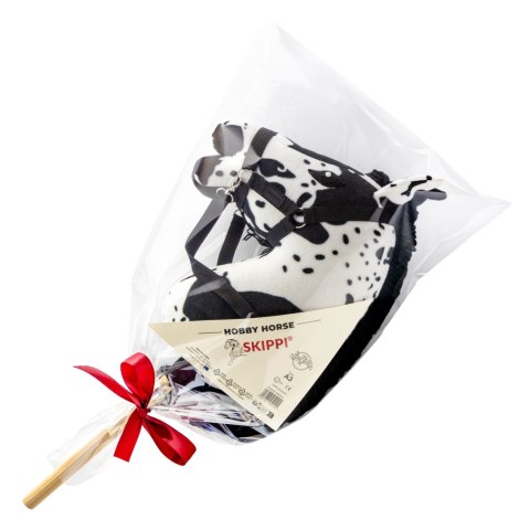 Skippi Hobby Horse tarantowaty - biało czarny - prezent na dzień dziecka Skippi Skippi Hobby Horse tarantowaty - biało czarny - prezent na dzień dziecka Skippi
