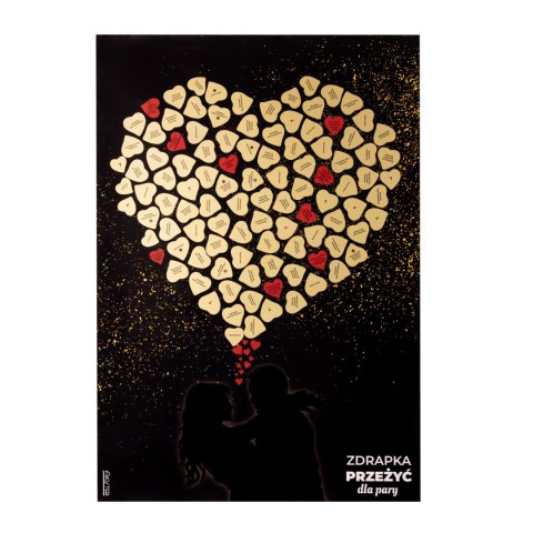 Zdrapka Przeżyć dla Pary plakat do zdrapywania Froster Zdrapka Przeżyć dla Pary plakat do zdrapywania Froster