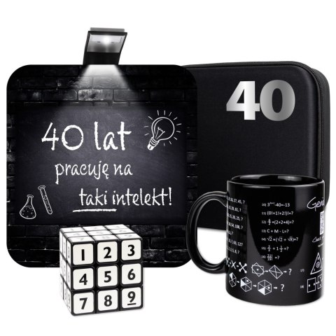 Zestaw Prezentowy na 40 urodziny Geniusza - prezent dla mądrego 40 latka Froster Zestaw Prezentowy na 40 urodziny Geniusza - prezent dla mądrego 40 latka Froster