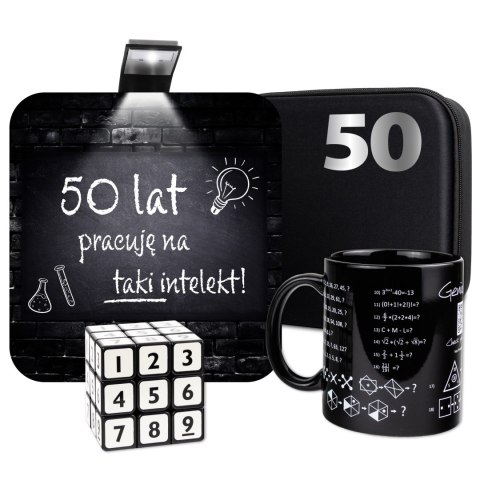 Zestaw Prezentowy na 50 urodziny Geniusza - prezent dla mądrego 50 latka Froster Zestaw Prezentowy na 50 urodziny Geniusza - prezent dla mądrego 50 latka Froster