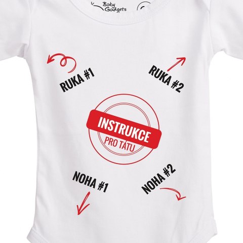 Baby Instructions - Body z instrukcją dla Taty (CZ) Baby Gadgets Baby Instructions - Body z instrukcją dla Taty (CZ) Baby Gadgets