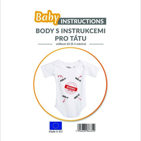 Baby Instructions - Body z instrukcją dla Taty (CZ) Baby Gadgets Baby Instructions - Body z instrukcją dla Taty (CZ) Baby Gadgets