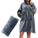 Bluzair Koco Bluza Oversize z Kapturem Polska 4w1 Froster