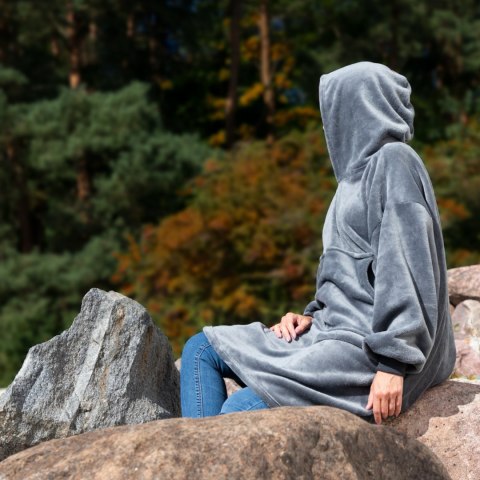 Bluzair Koco Bluza Oversize z Kapturem Polska 4w1 Froster Bluzair Koco Bluza Oversize z Kapturem Polska 4w1 Froster