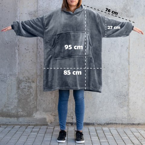 Bluzair Koco Bluza Oversize z Kapturem Polska 4w1 Froster Bluzair Koco Bluza Oversize z Kapturem Polska 4w1 Froster