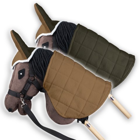 Derka dwustronna i nauszniki Skippi dla Hobby Horse - beż i oliwka Skippi Derka dwustronna i nauszniki Skippi dla Hobby Horse - beż i oliwka Skippi