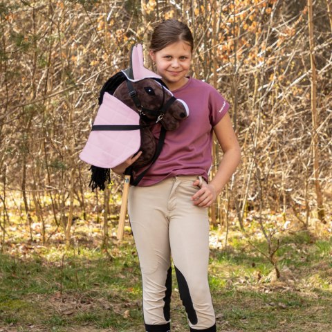 Derka dwustronna i nauszniki Skippi dla Hobby Horse - różowa i szara Skippi Derka dwustronna i nauszniki Skippi dla Hobby Horse - różowa i szara Skippi