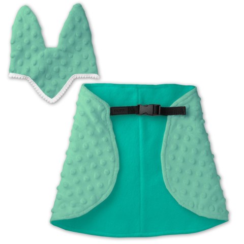 Derka i nauszniki Skippi dla Hobby Horse - zielona - pastelowa Skippi Derka i nauszniki Skippi dla Hobby Horse - zielona - pastelowa Skippi
